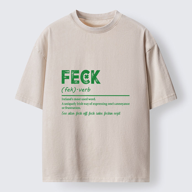 Tokyo-Tiger Saint Patrick Glossary Washed T-Shirt