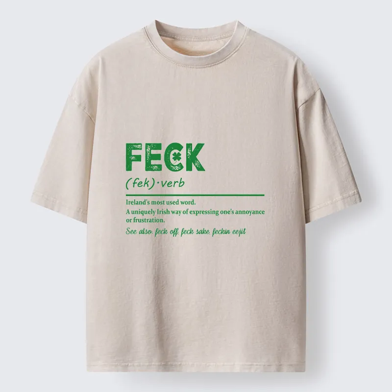 Tokyo-Tiger Saint Patrick Glossary Washed T-Shirt