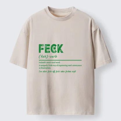 Tokyo-Tiger Saint Patrick Glossary Washed T-Shirt