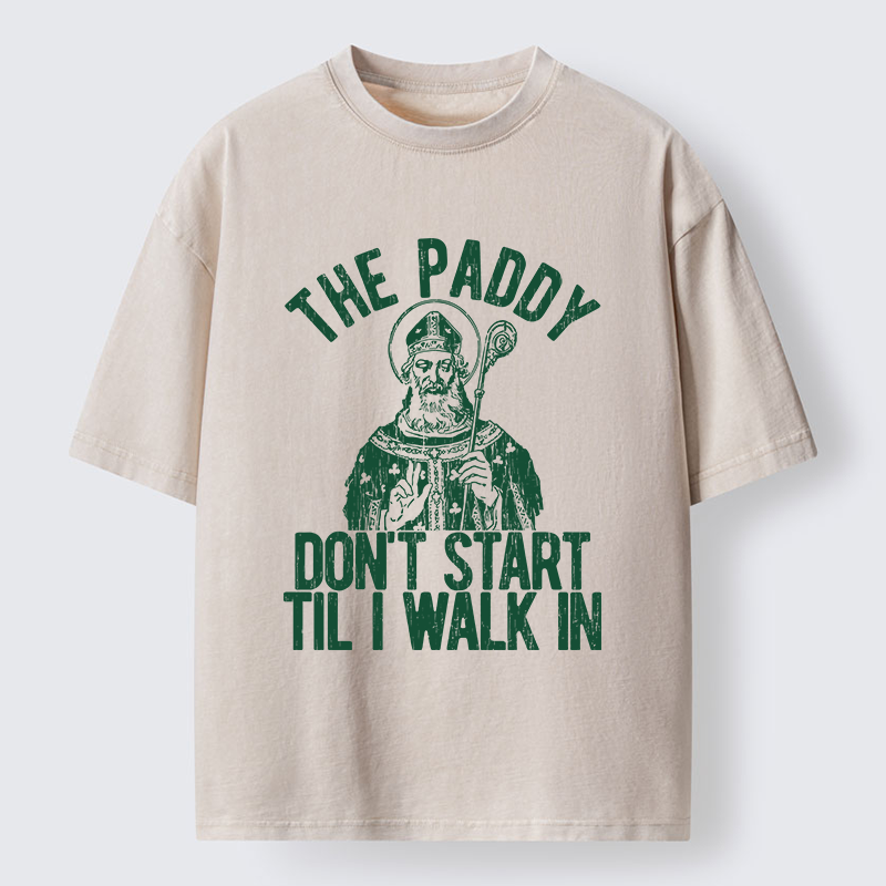 Tokyo-Tiger Funny St Patricks Day Meme Washed T-Shirt