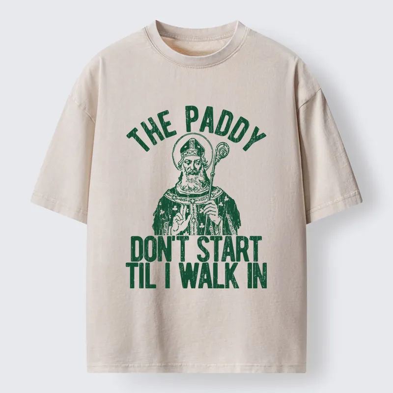 Tokyo-Tiger Funny St Patricks Day Meme Washed T-Shirt