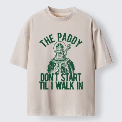 Tokyo-Tiger Funny St Patricks Day Meme Washed T-Shirt