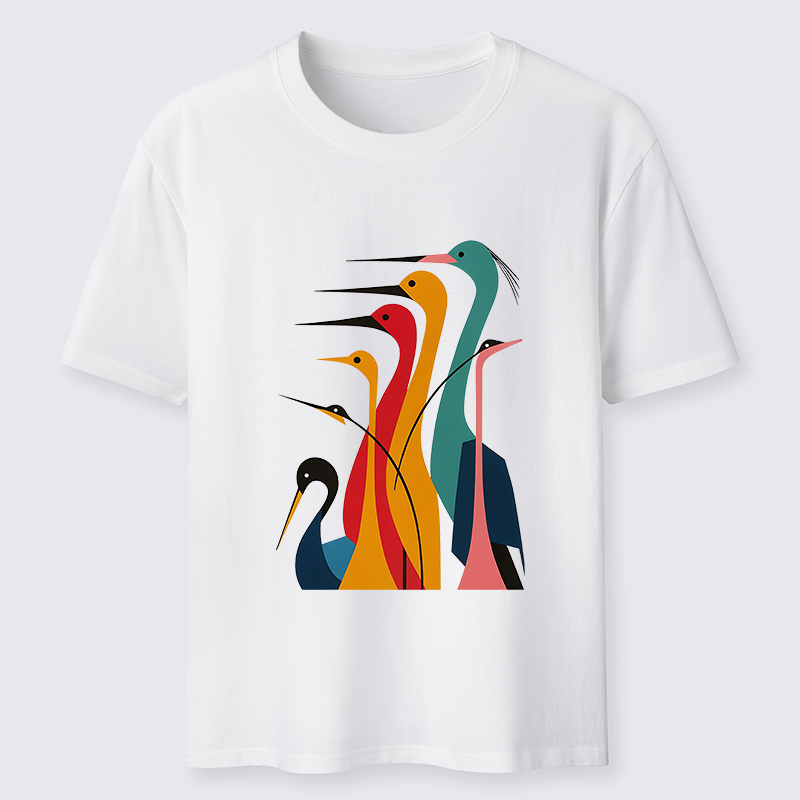 Tokyo-Tiger Various Types Of Cranes Classic T-Shirt