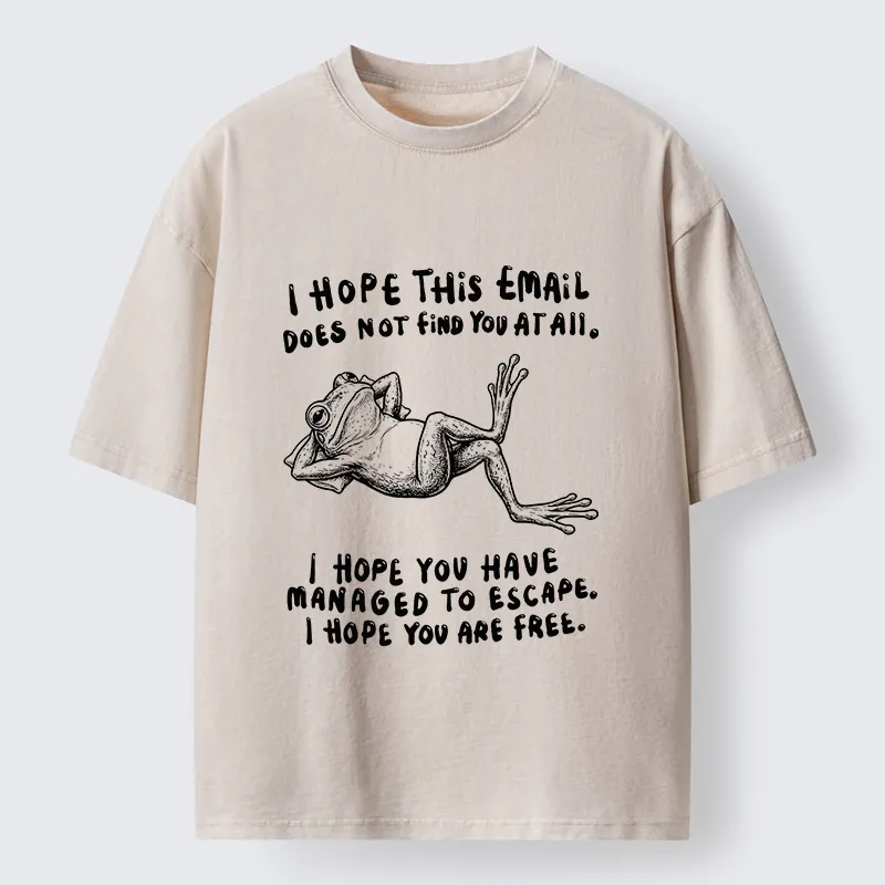 Tokyo-Tiger I Hope You Can Be Free Washed T-Shirt