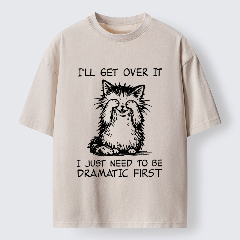 Tokyo-Tiger Dramatic First Cat Washed T-Shirt