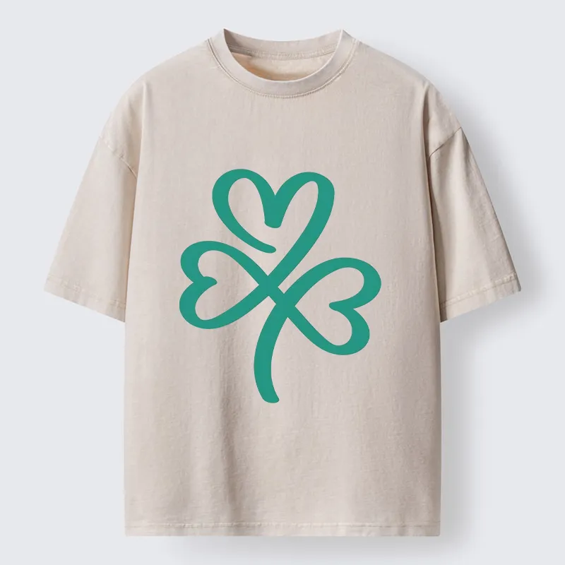 Tokyo-Tiger St. Patrick's Day Minimalist Washed T-Shirt