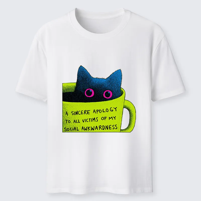 Tokyo-Tiger Social Awkward Cat Classic T-Shirt