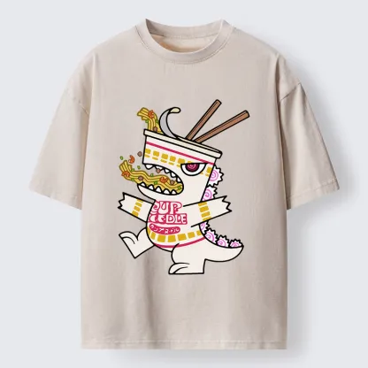Tokyo-Tiger Ramenzilla Washed T-Shirt
