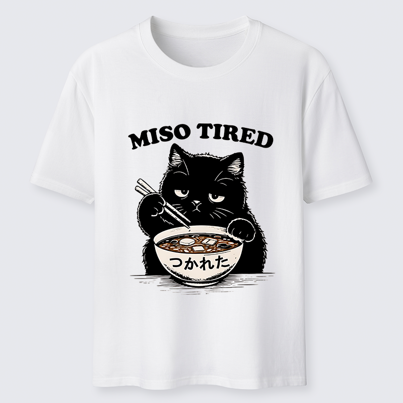 Tokyo-Tiger I Am So Tired Cat Classic T-Shirt