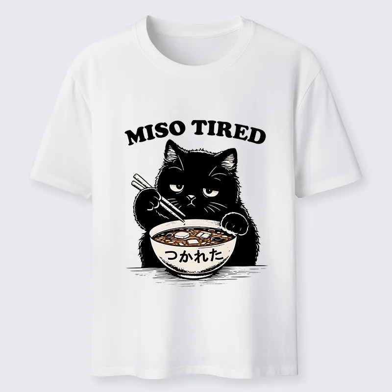 Tokyo-Tiger I Am So Tired Cat Classic T-Shirt