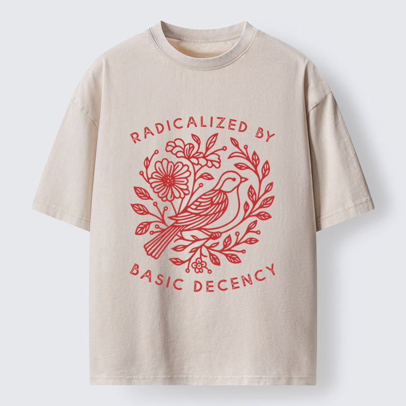 Tokyo-Tiger Pigeon That Was Moved Washed T-Shirt