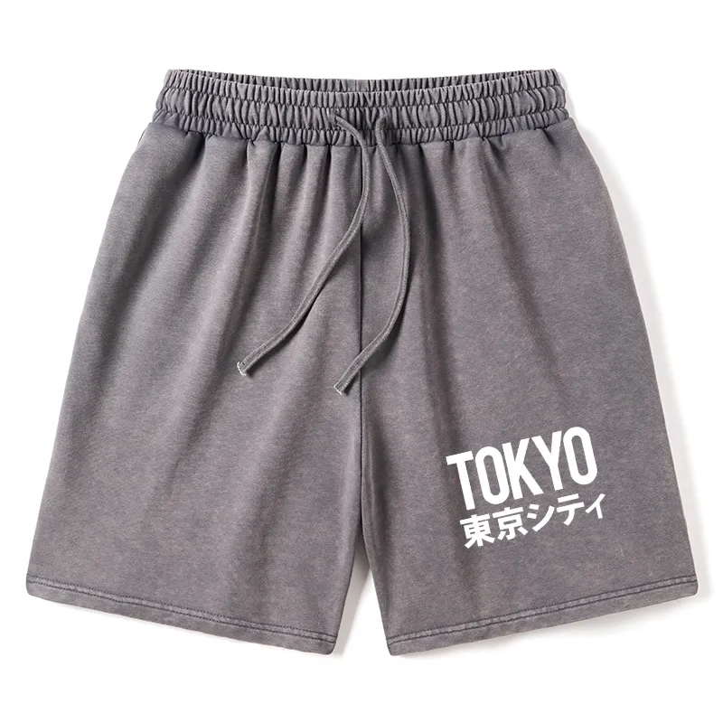 Tokyo-Tiger Tokyo City Washed Shorts
