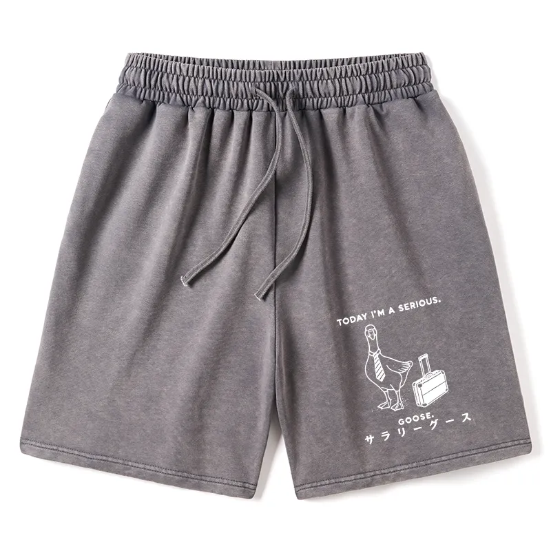 Tokyo-Tiger Hard Working Goose Washed Shorts