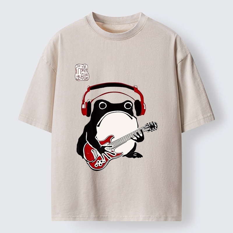 Tokyo-Tiger Rock Frog Washed T-Shirt