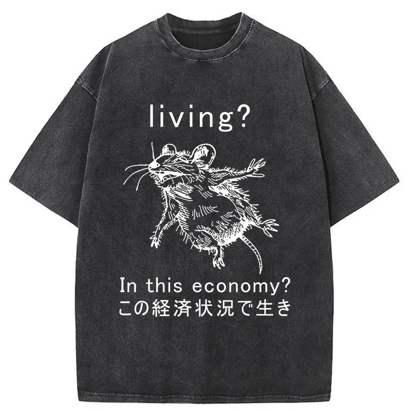 Tokyo-Tiger Dying Rat Japanese Washed T-Shirt