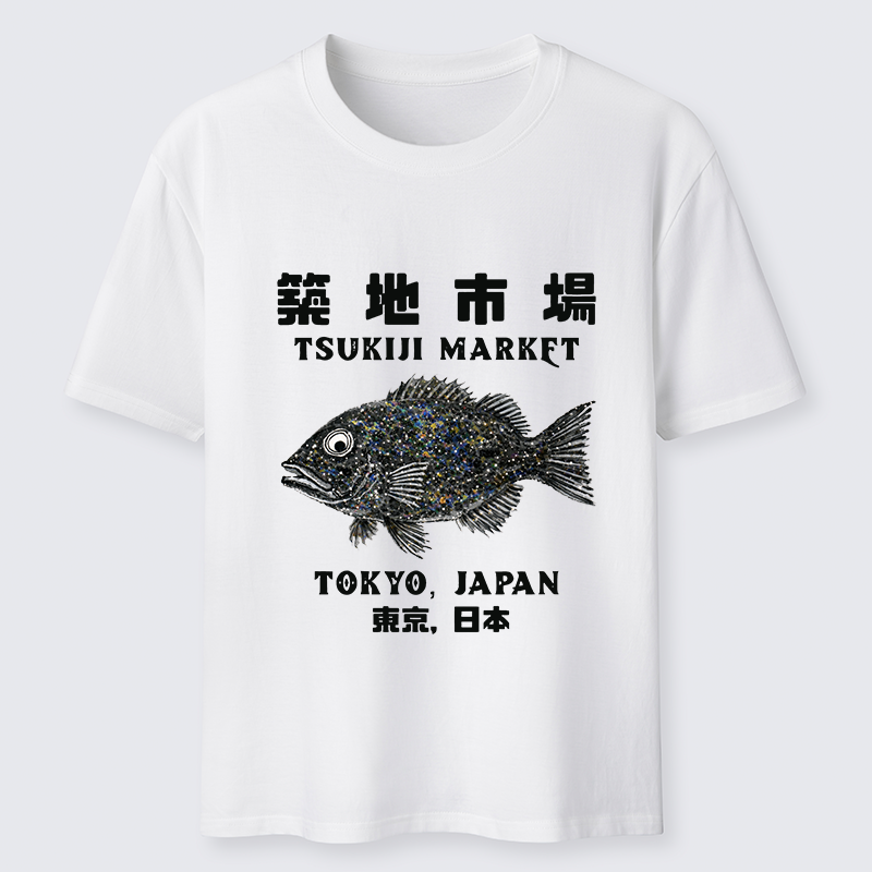 Tokyo-Tiger Tokyo Tsukiji Market Classic T-Shirt