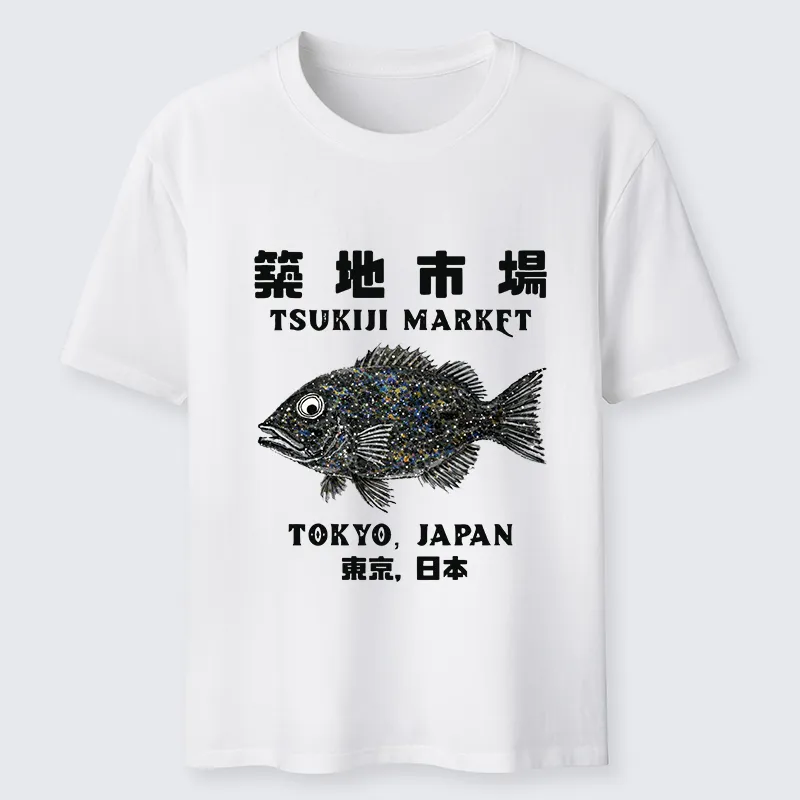 Tokyo-Tiger Tokyo Tsukiji Market Classic T-Shirt