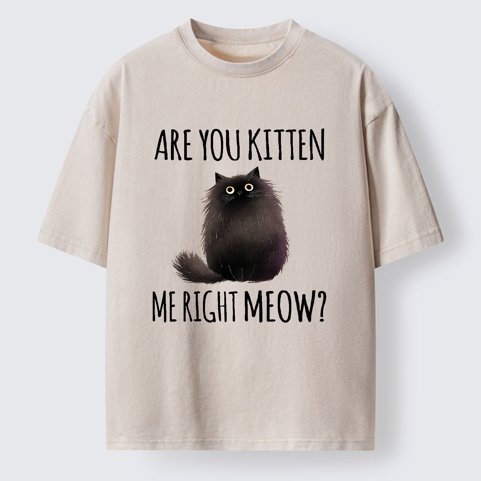 Tokyo-Tiger Kitten Me Right Meow Washed T-Shirt