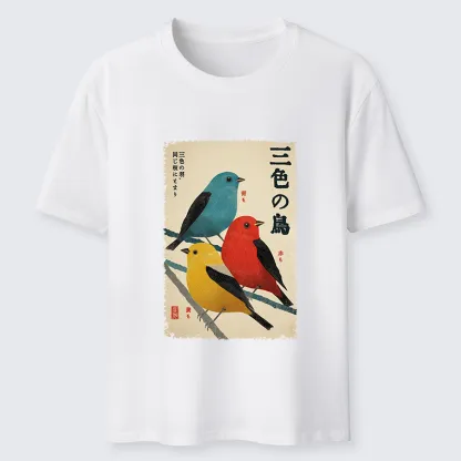 Tokyo-Tiger Three Birds, One Branch Classic T-Shirt