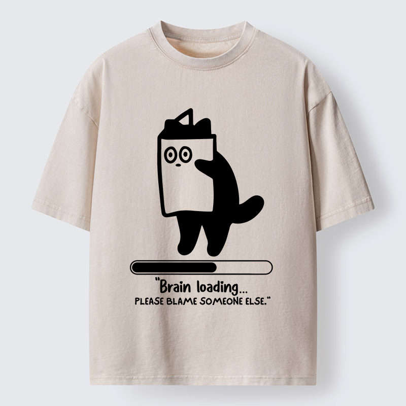 Tokyo-Tiger Blaming Others Washed T-Shirt