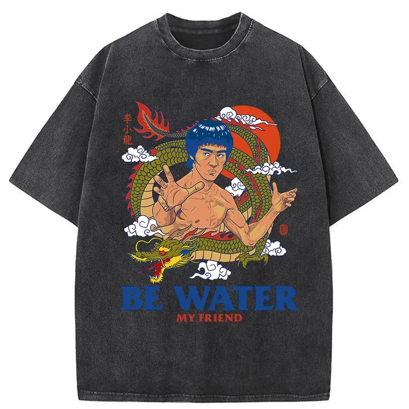 Tokyo-Tiger Kung Fu Superstar Washed T-Shirt