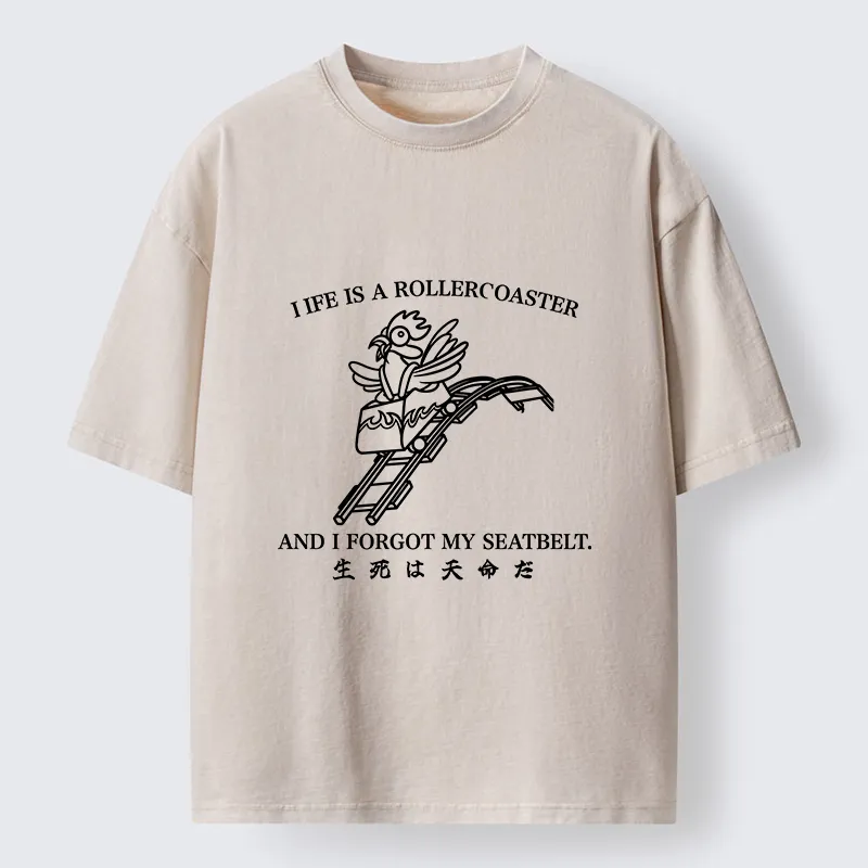 Tokyo-Tiger Life Out Of Control Washed T-Shirt