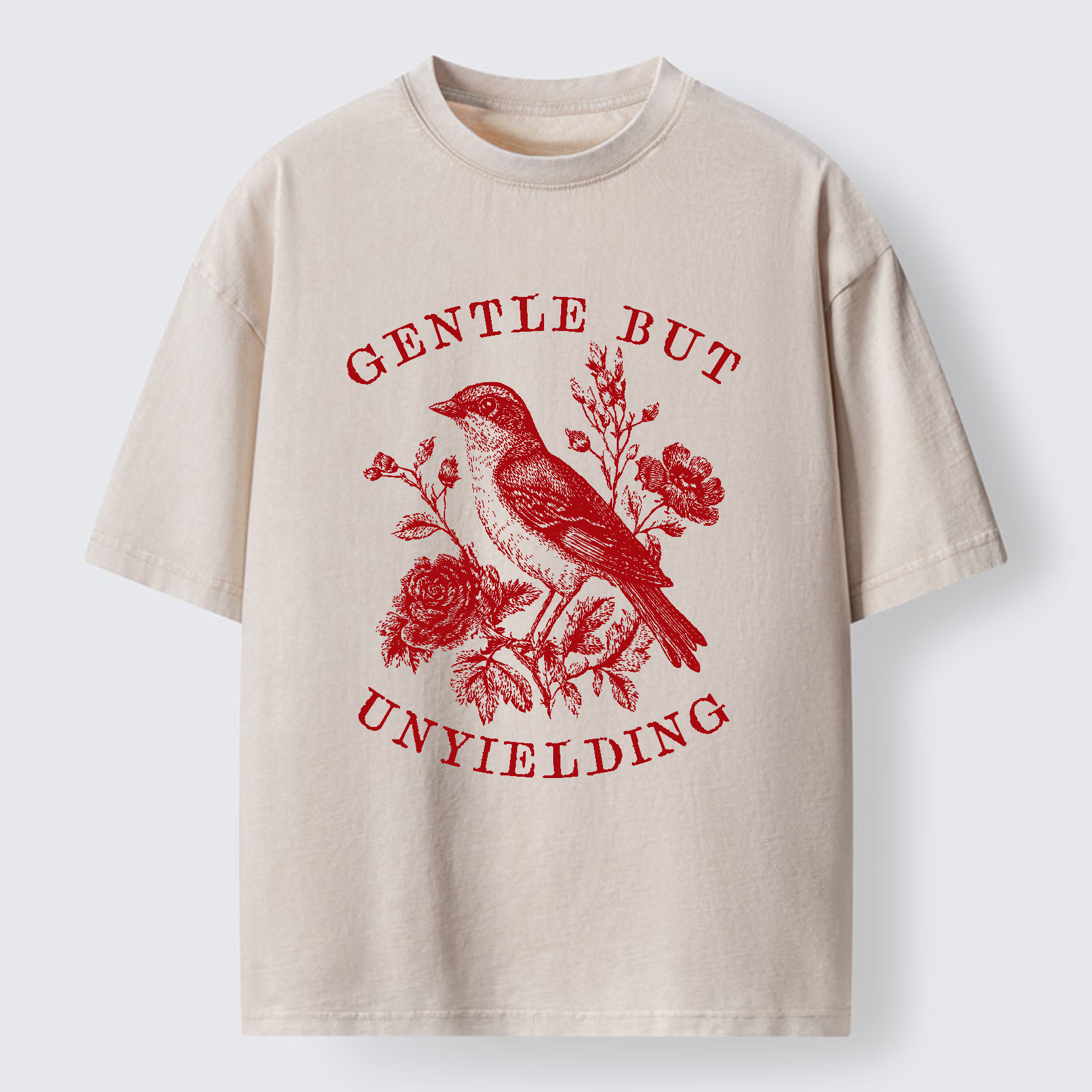 Tokyo-Tiger Gentle But Unyielding Washed T-Shirt