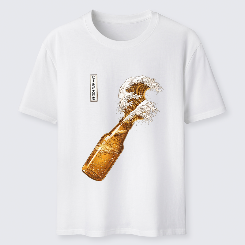 Tokyo-Tiger Beer Wave Classic T-Shirt