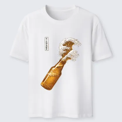 Tokyo-Tiger Beer Wave Classic T-Shirt