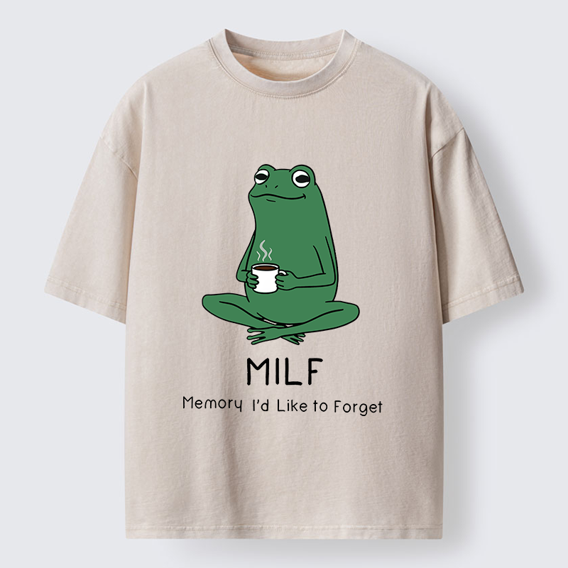 Tokyo-Tiger MILF Funny Washed T-Shirt