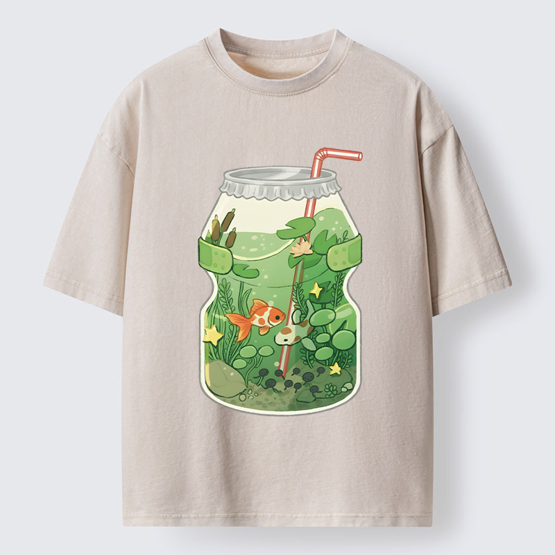 Tokyo-Tiger World In A Bottle Washed T-Shirt