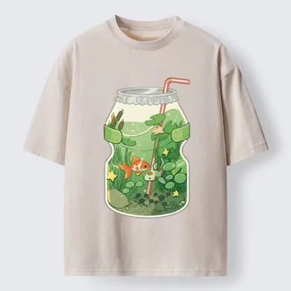Tokyo-Tiger World In A Bottle Washed T-Shirt