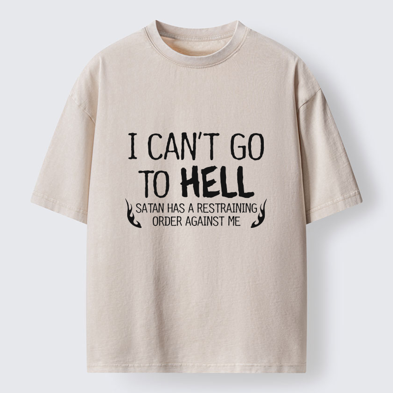 Tokyo-Tiger I Can't Go To Hell Washed T-Shirt