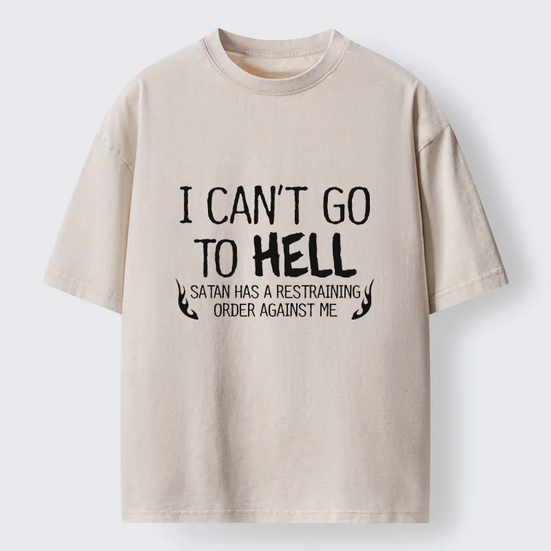 Tokyo-Tiger I Can't Go To Hell Washed T-Shirt
