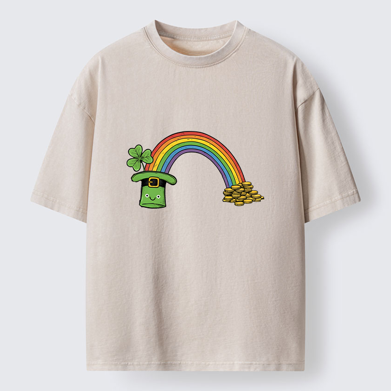 Tokyo-Tiger Rainbow Saint Patrick Washed T-Shirt