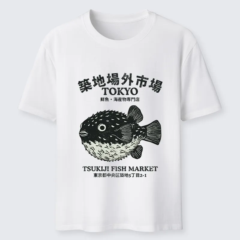 Tokyo-Tiger Pufferfish Tokyo Classic T-Shirt