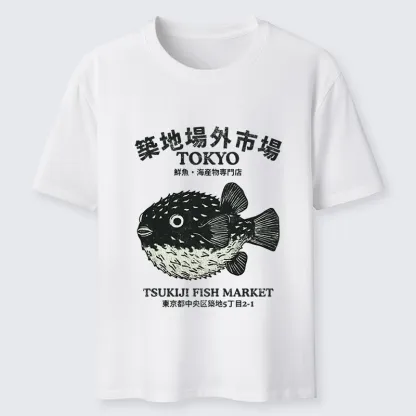 Tokyo-Tiger Pufferfish Tokyo Classic T-Shirt
