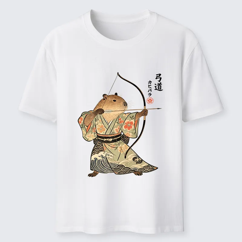 Tokyo-Tiger Capybara Archery Classic T-Shirt
