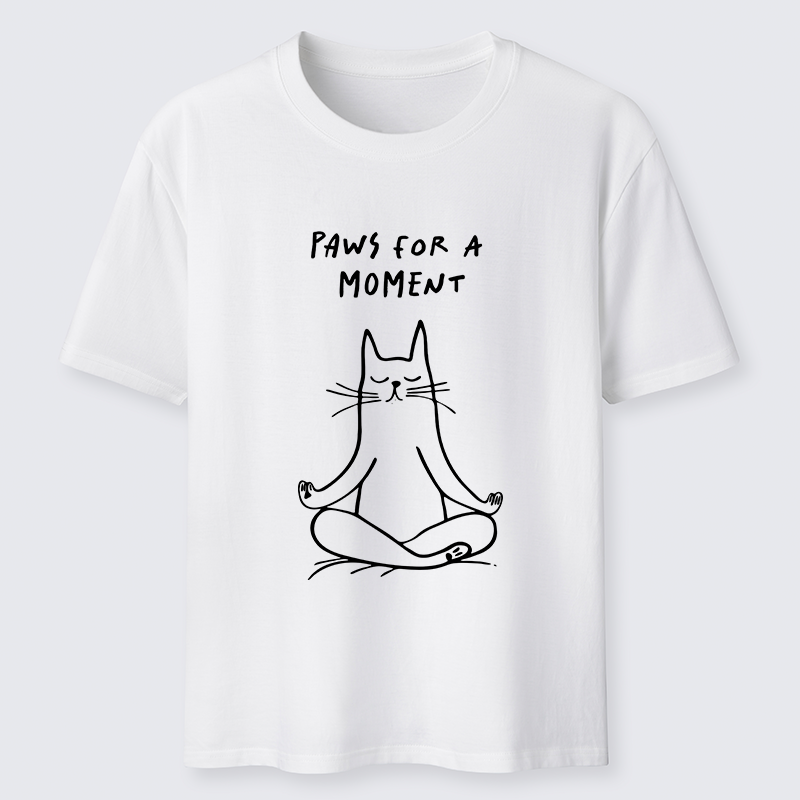 Tokyo-Tiger Yoga Zen Cat Classic T-Shirt