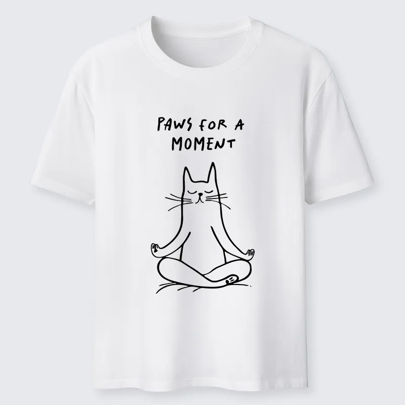 Tokyo-Tiger Yoga Zen Cat Classic T-Shirt