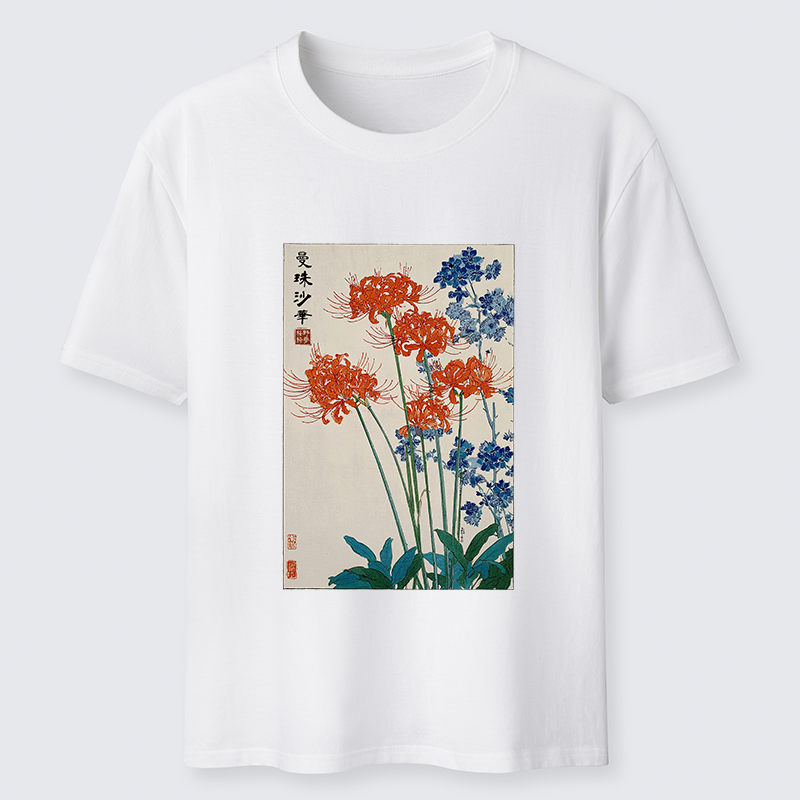 Tokyo-Tiger Red Spider Lily Bloom Classic T-Shirt