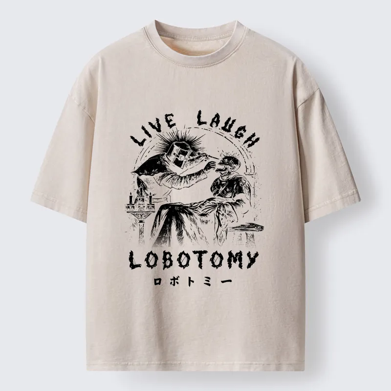 Tokyo-Tiger Live Laugh Lobotomy Washed T-Shirt