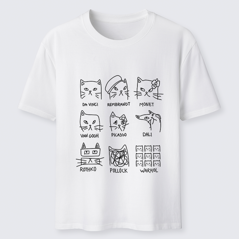 Tokyo-Tiger Artistic Cats Classic T-Shirt