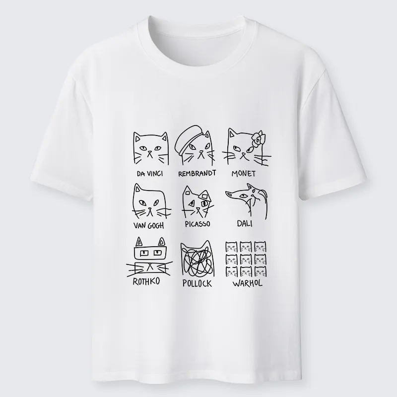 Tokyo-Tiger Artistic Cats Classic T-Shirt
