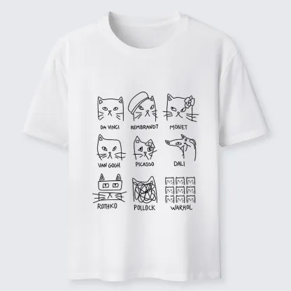 Tokyo-Tiger Artistic Cats Classic T-Shirt