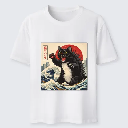 Tokyo-Tiger Black Catzilla Classic T-Shirt