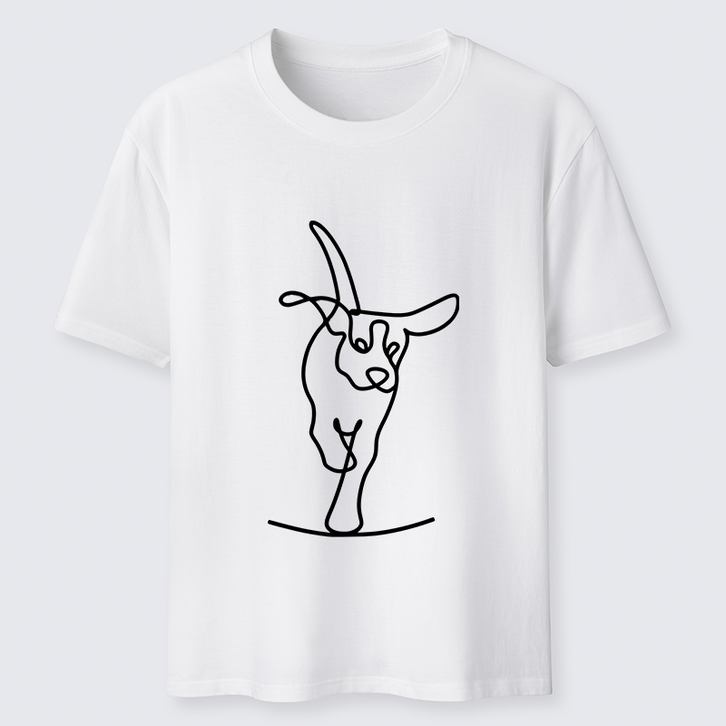 Tokyo-Tiger Minimalist Dog Classic T-Shirt