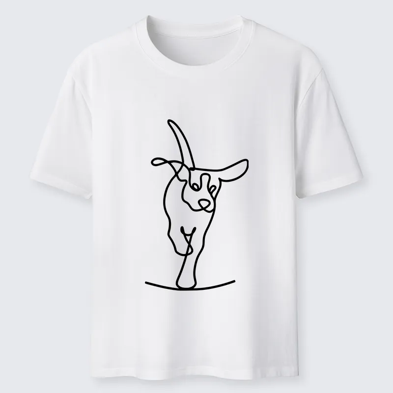 Tokyo-Tiger Minimalist Dog Classic T-Shirt