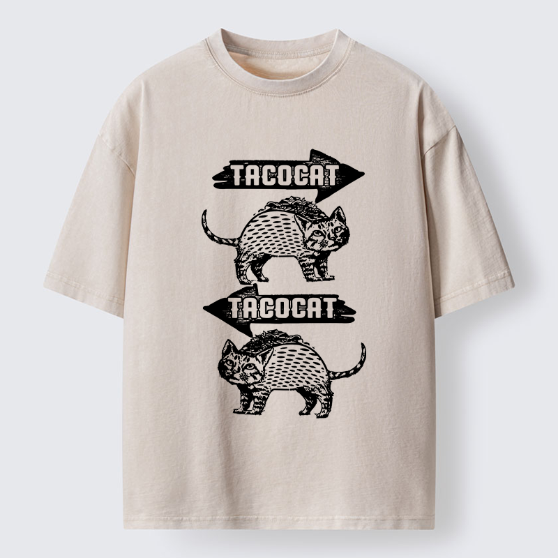 Tokyo-Tiger Taco Cat Washed T-Shirt