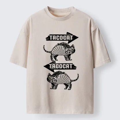 Tokyo-Tiger Taco Cat Washed T-Shirt